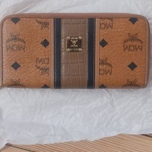 MCM Long Zippered Wallet